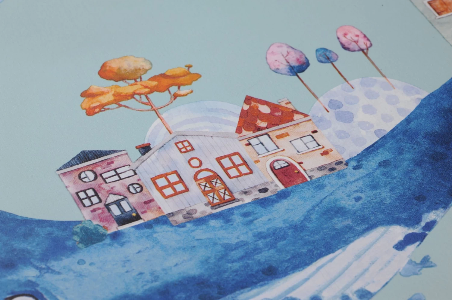 Tapete Nautilus Hellpastelltürkis 3 Tapete Nautilus Hellpastelltürkis – Bild 3