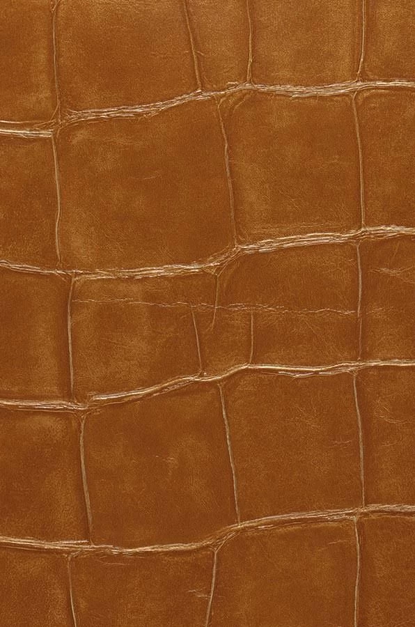 Tapete Croco 10 Goldbraun 2 Tapete Croco 10 Goldbraun – Bild 2