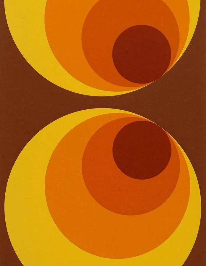 Tapete Apollo Orange 2 Tapete Apollo Orange – Bild 2