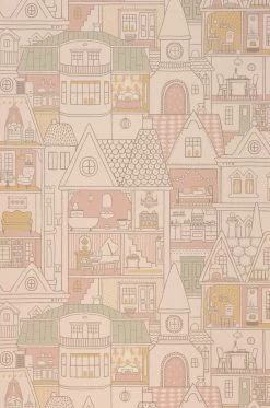 Tapete Dollhouse Zartrosa -Berühmt Tapeten Geschäft 389352 Dollhouse 2880x1440