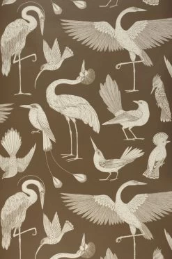 Ferm LIVING Tapete Birds Of Happiness Olivbraun -Berühmt Tapeten Geschäft 420281 A Birds of Happyness 2880x1440