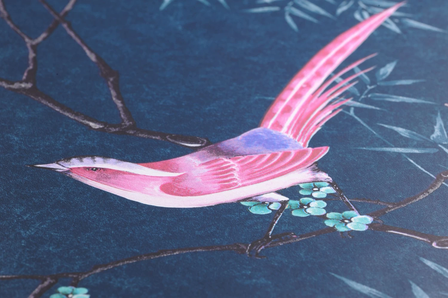 Tapete Comtesse Ozeanblau 2 Tapete Comtesse Ozeanblau – Bild 2