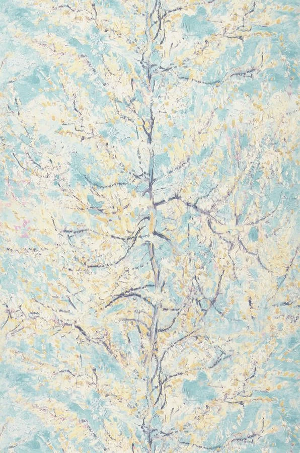 Tapete VanGogh Tree Pastelltürkis 2 Tapete VanGogh Tree Pastelltürkis – Bild 2
