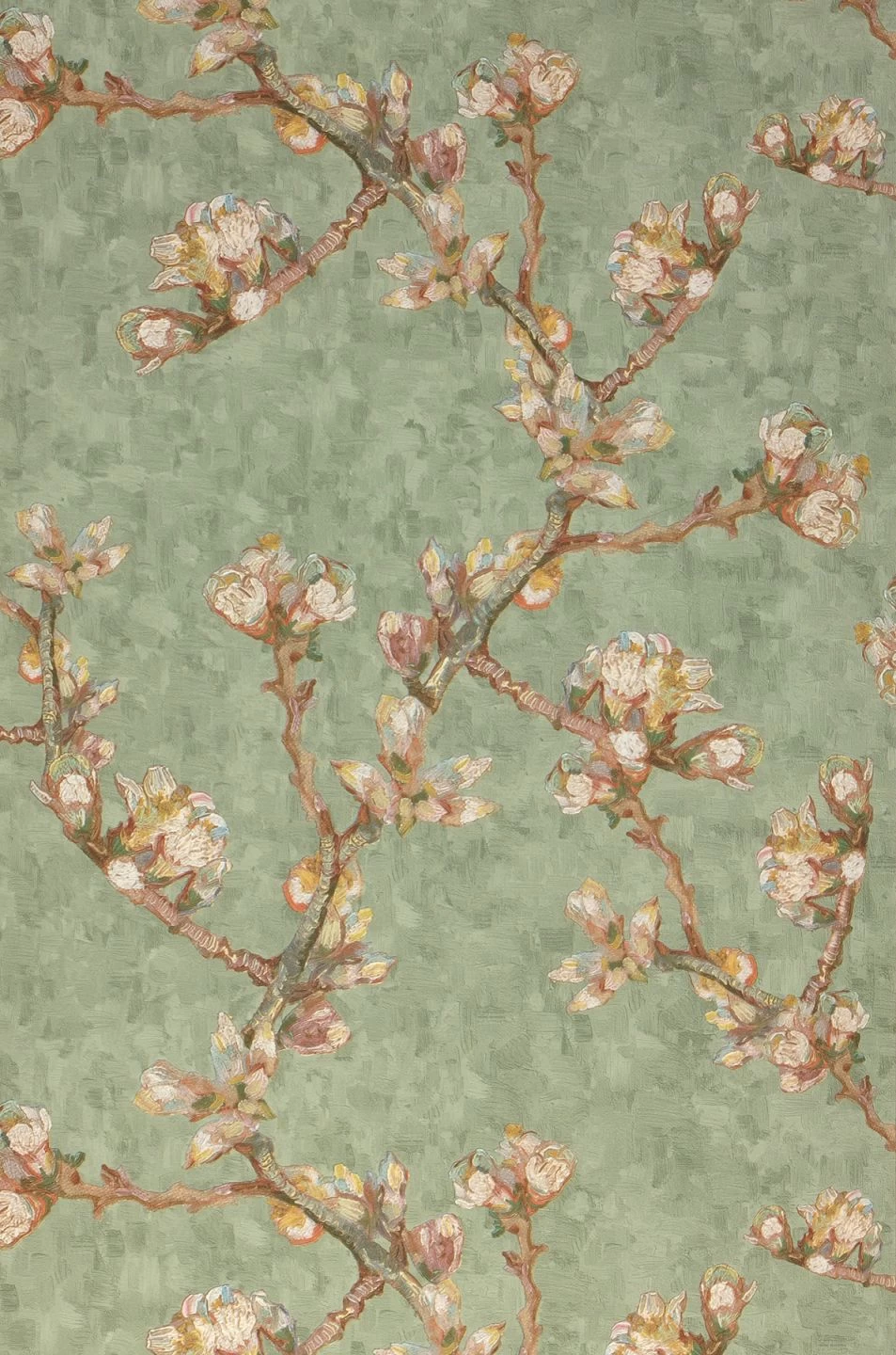 Tapete VanGogh Bloomy Blassgrün 1 Tapete VanGogh Bloomy Blassgrün