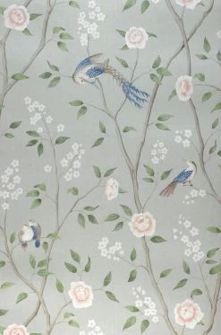 Tapete Leonidas Weissgrün