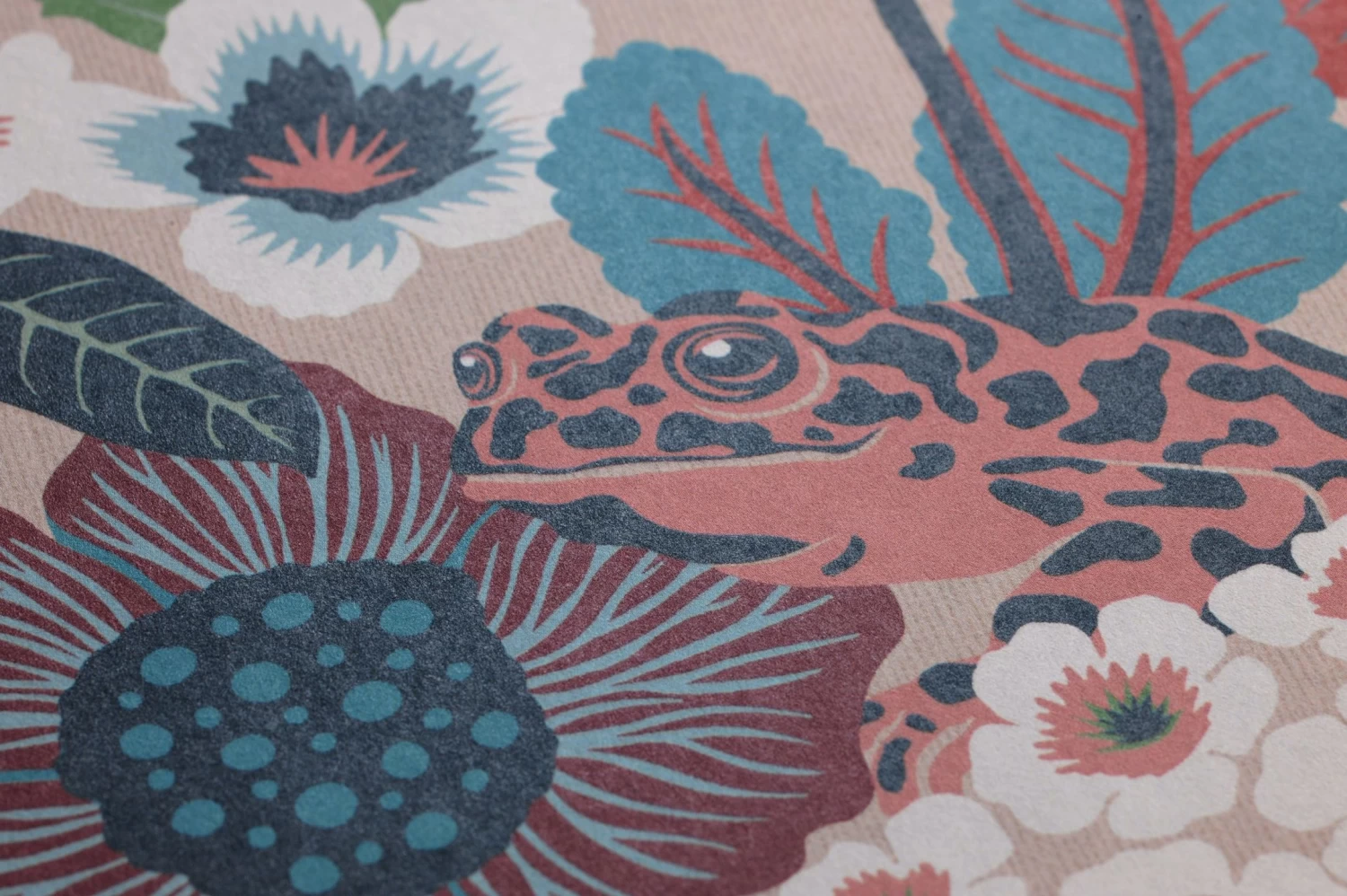 Tapete Adelia Türkisblau 3 Tapete Adelia Türkisblau – Bild 3