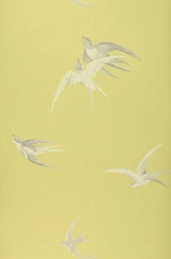 Tapete Izanami Hellgelbgrün