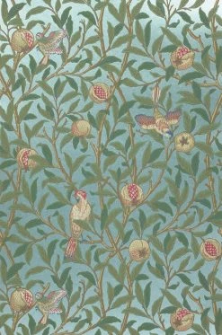 Tapete Jakobine Pastelltürkis Perlglanz -Berühmt Tapeten Geschäft 461471 Jakobine 2880x1440