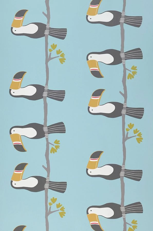 Tapete Croaking Roommate Pastelltürkis 2 Tapete Croaking Roommate Pastelltürkis – Bild 2