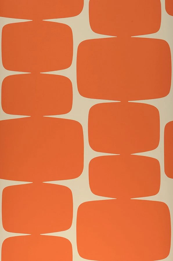 Tapete Waris Orange 2 Tapete Waris Orange – Bild 2