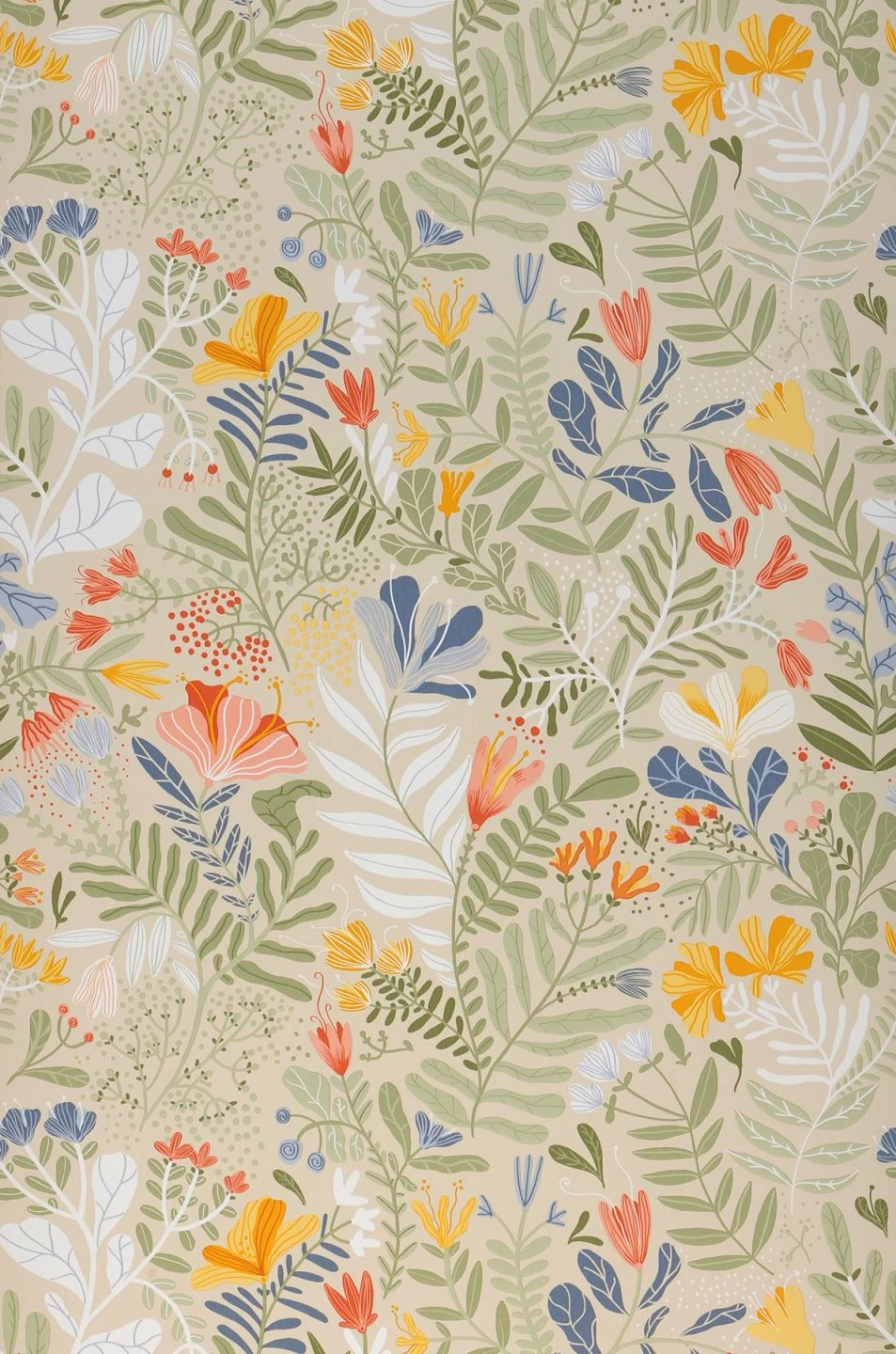 Tapete Pavonia Hellelfenbein 1 Tapete Pavonia Hellelfenbein