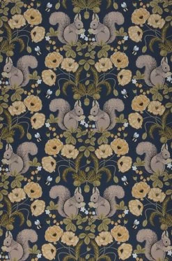 Tapete Pihla Dunkelblau