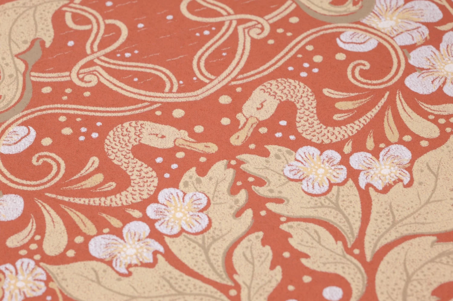 Tapete Lauri Rotorange 2 Tapete Lauri Rotorange – Bild 2