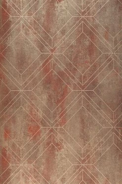 Tapete Malekid Kupferbraun