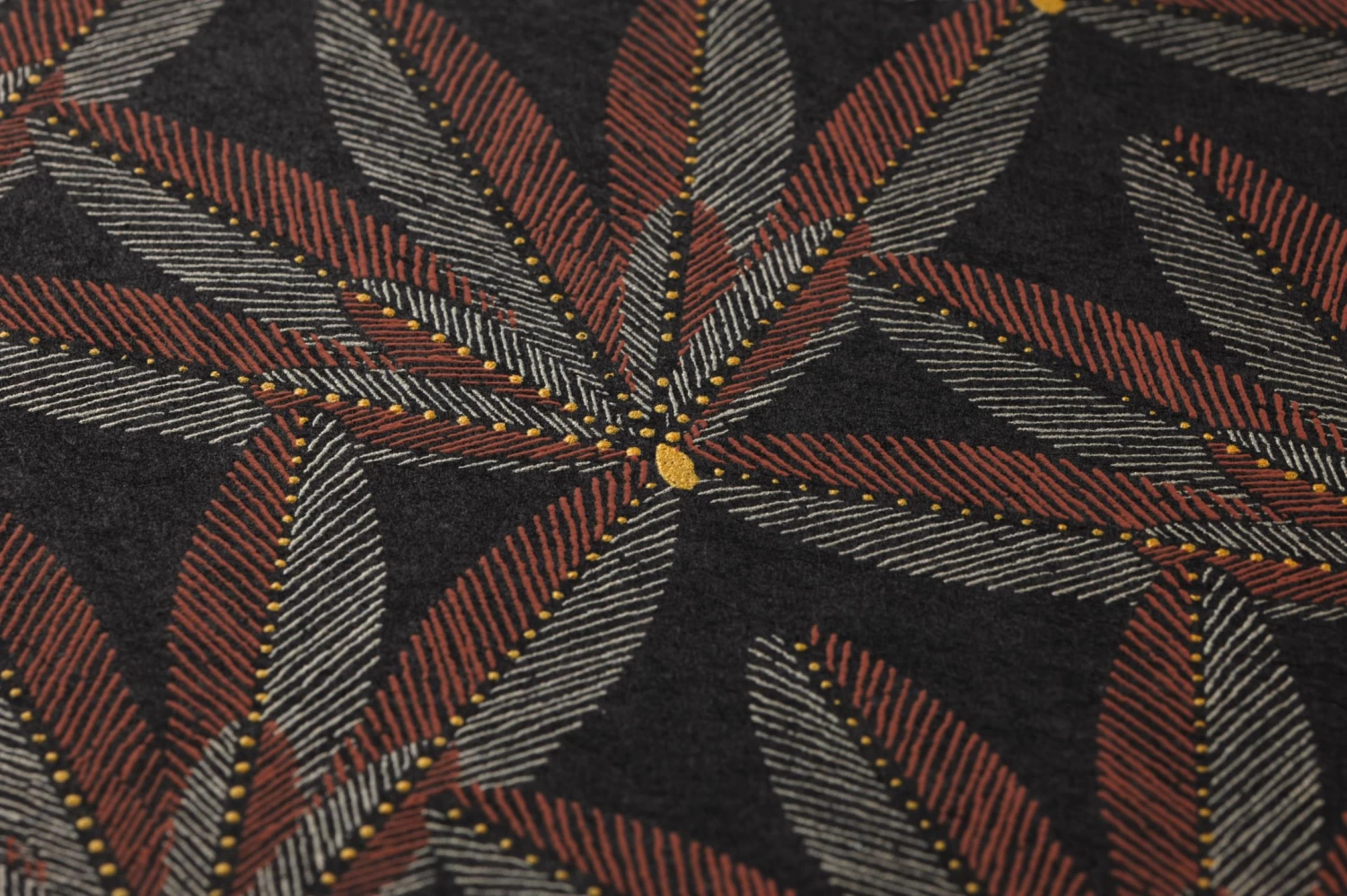 Tapete Zardozi Kupferbraun 3 Tapete Zardozi Kupferbraun – Bild 3