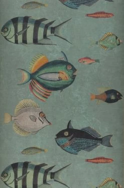 Wandbild Poissons Schilfgrün -Berühmt Tapeten Geschäft 725071 A Poissons 2880x1440