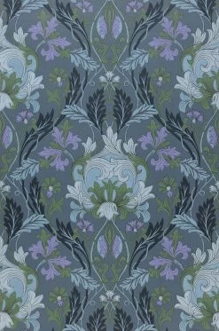 Tapete Denisa Blaugrau