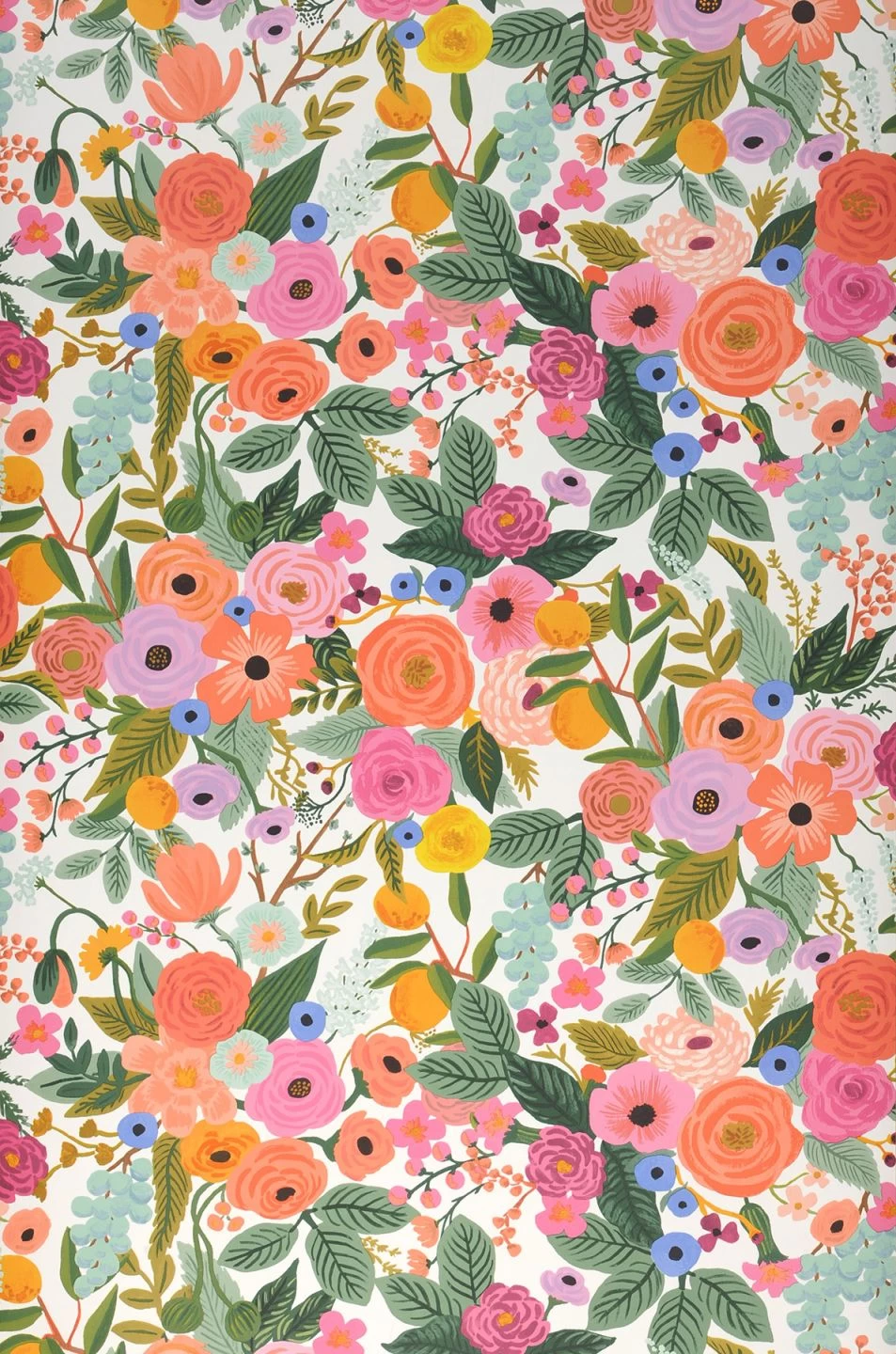 Selbstklebende Tapete Garden Party Orange 2 Selbstklebende Tapete Garden Party Orange – Bild 2