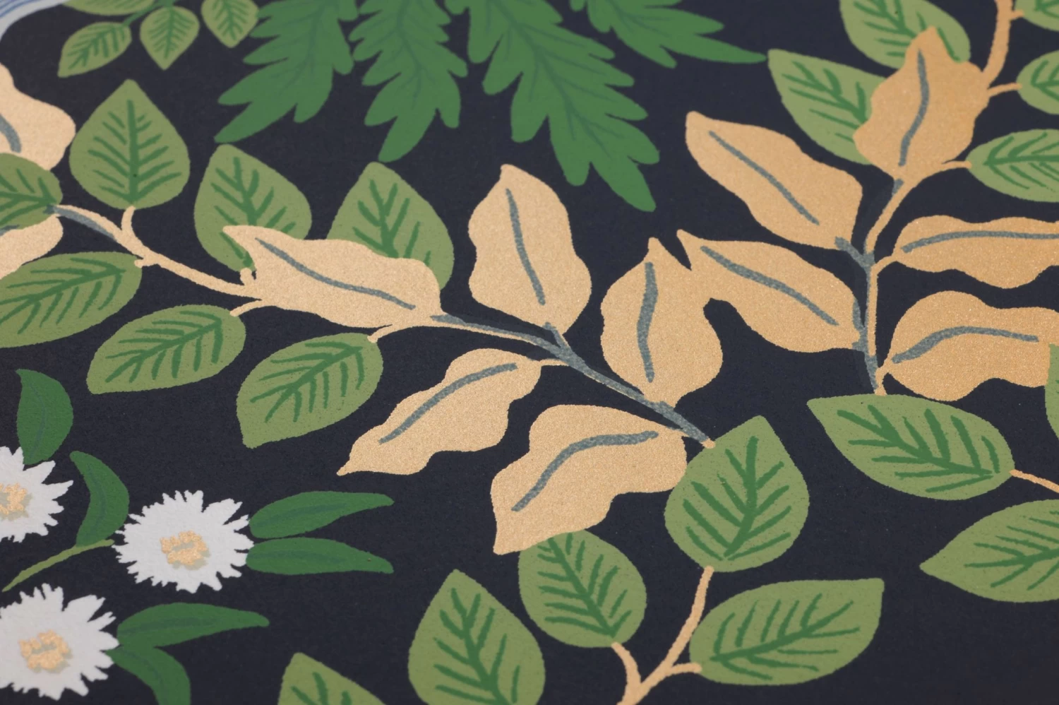 Tapete Bramble Stahlblau 2 Tapete Bramble Stahlblau – Bild 2