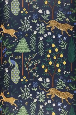 Selbstklebende Tapete Menagerie Stahlblau