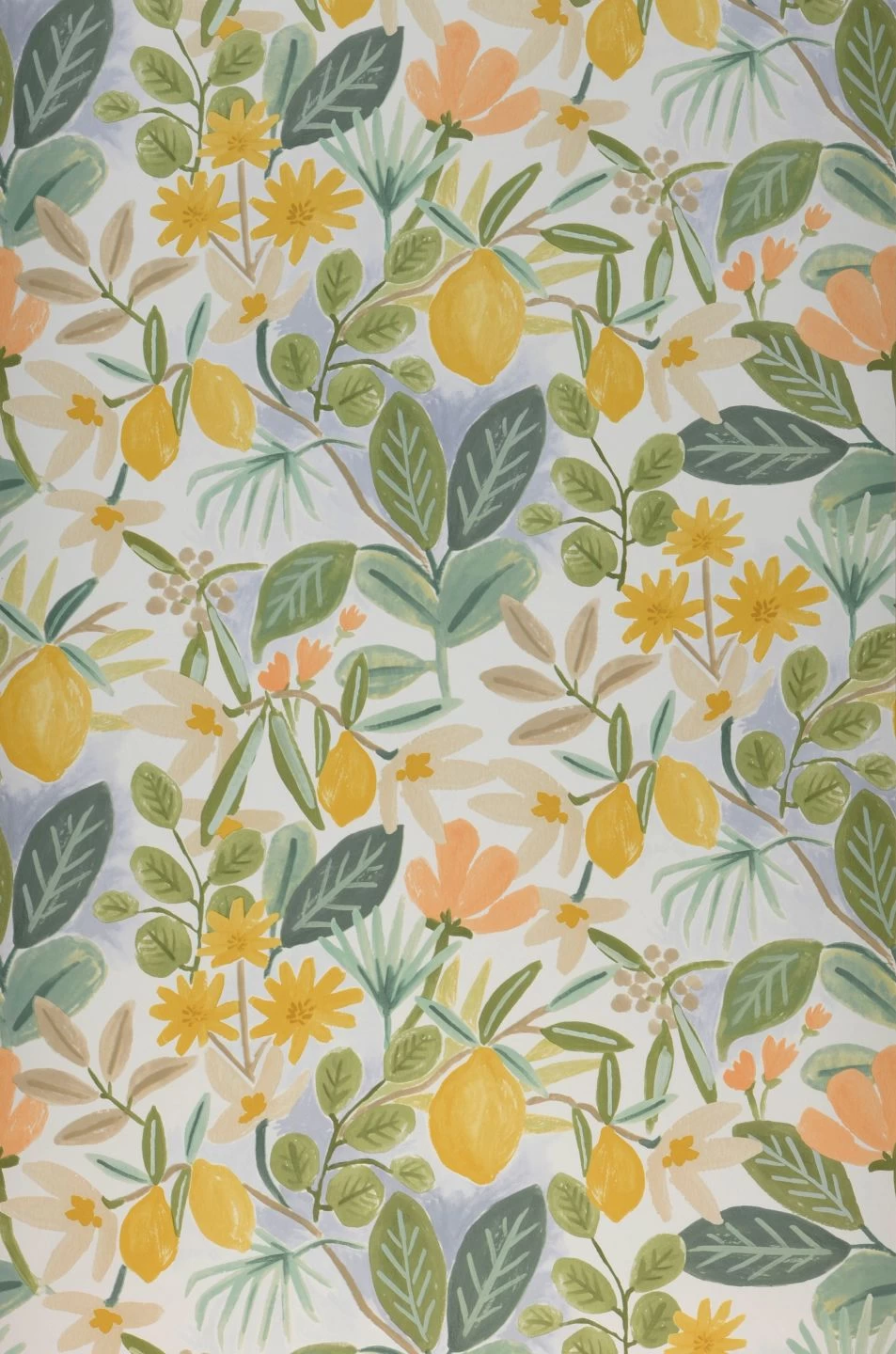 Selbstklebende Tapete Amalfi Fruits Grüntöne 1 Selbstklebende Tapete Amalfi Fruits Grüntöne