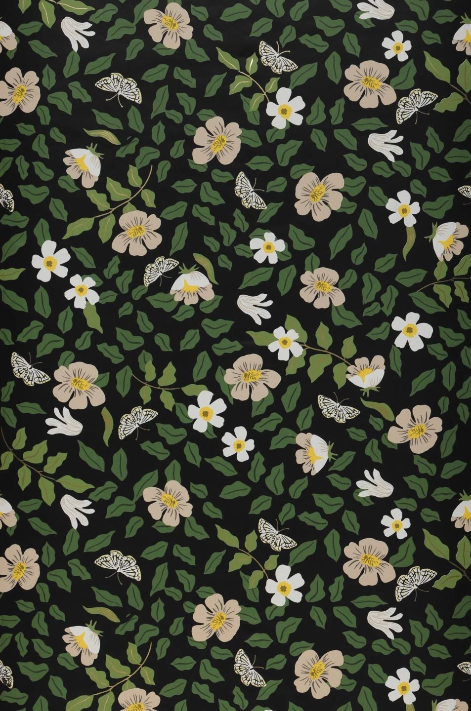 Selbstklebende Tapete Primrose Field Schwarz 1 Selbstklebende Tapete Primrose Field Schwarz