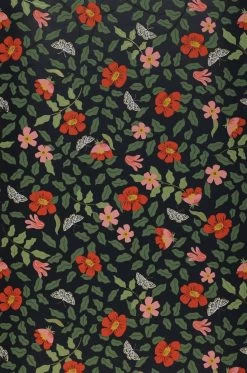 Selbstklebende Tapete Primrose Field Schwarzblau