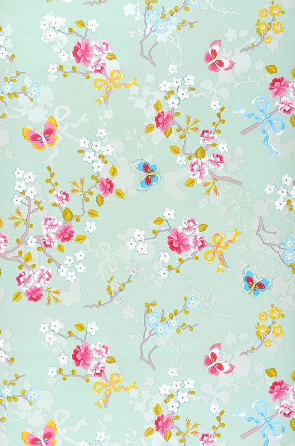 Tapete Benina Weissgrün 2 Tapete Benina Weissgrün – Bild 2