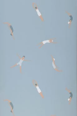 Tapete Water Dancer Hellgraublau