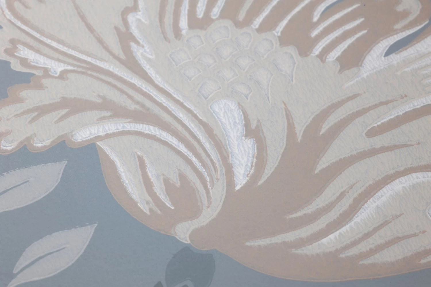 Tapete Ava Hellblaugrau 3 Tapete Ava Hellblaugrau – Bild 3