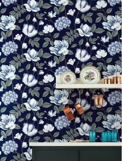 Tapete Alba Dunkelblau 8 Tapete Alba Dunkelblau -Berühmt Tapeten Geschäft Alba B 790352 2880x1440