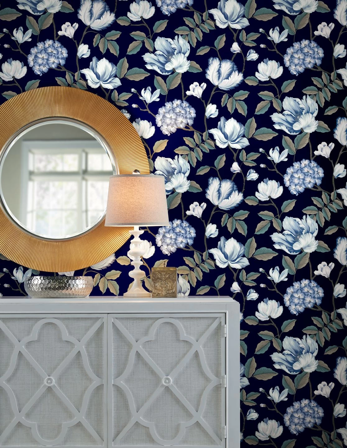 Tapete Alba Dunkelblau 5 Tapete Alba Dunkelblau – Bild 5