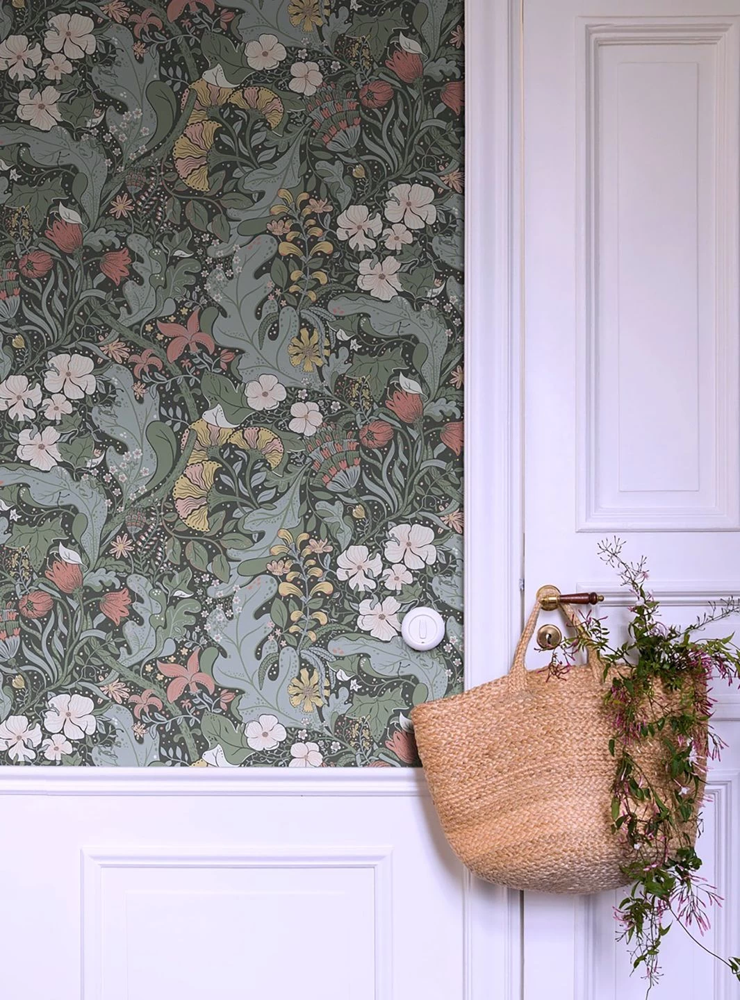 Tapete Aleksandra Dunkelgrün 3 Tapete Aleksandra Dunkelgrün – Bild 3