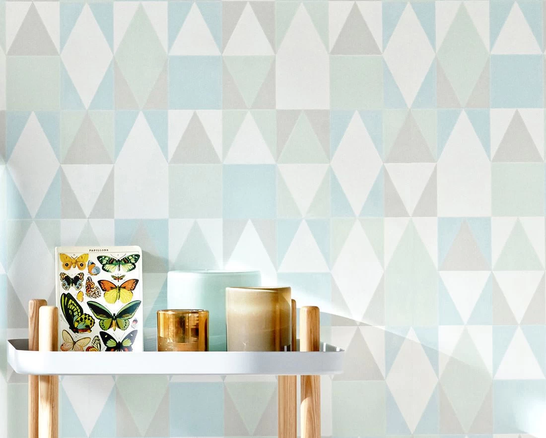 Tapete Alice Blassblau 1 Tapete Alice Blassblau