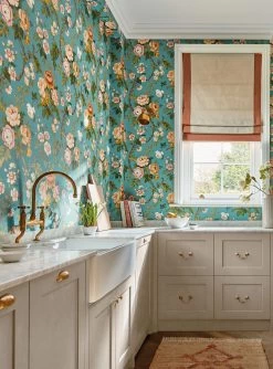 Tapete Amalfi Türkisblau -Berühmt Tapeten Geschäft Amalfi D 462941 2880x1440