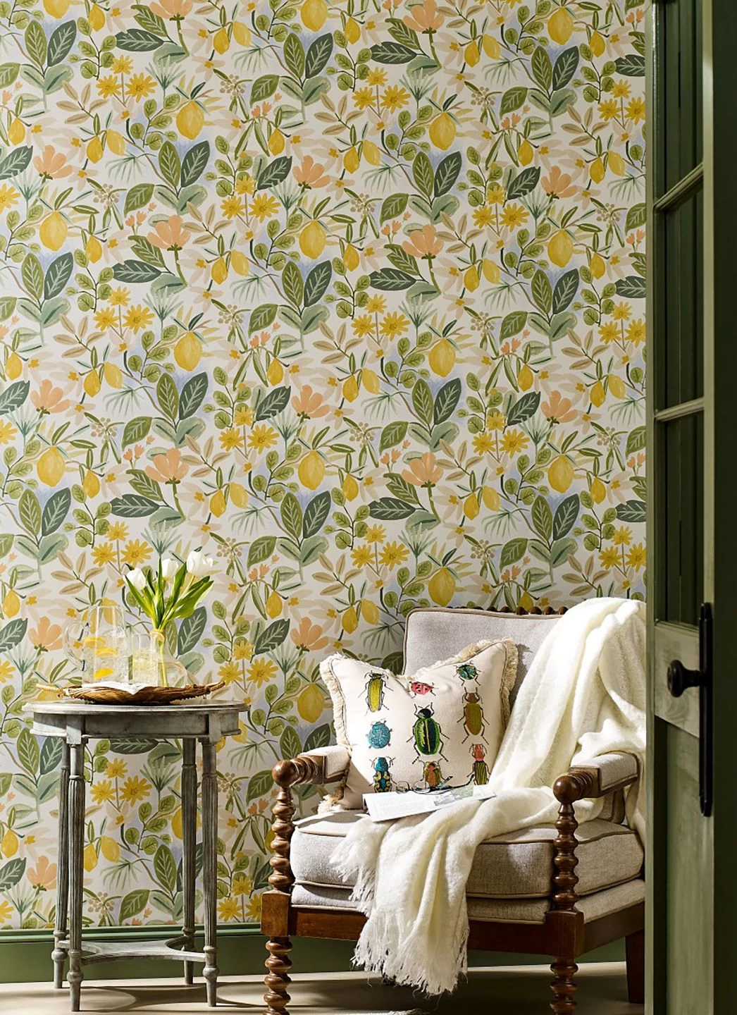 Selbstklebende Tapete Amalfi Fruits Grüntöne 2 Selbstklebende Tapete Amalfi Fruits Grüntöne – Bild 2