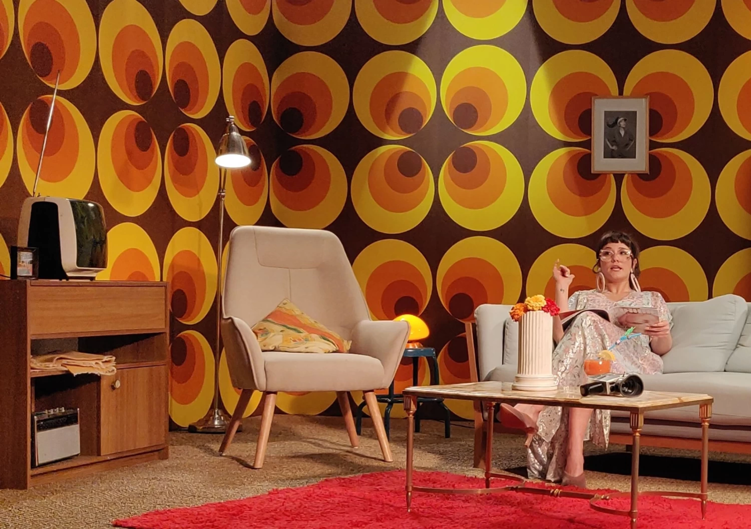 Tapete Apollo Orange 3 Tapete Apollo Orange – Bild 3