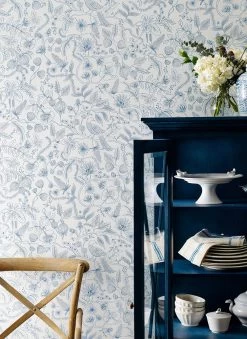 Selbstklebende Tapete Aviary Weiss