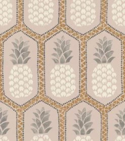 Barbara Becker Tapete Bb Ananas Rosa Gold 862119