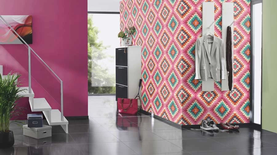 BARBARA Home Tapete Struktur Textil Design Beere 527377 3 BARBARA Home Tapete Struktur Textil Design Beere 527377 – Bild 3