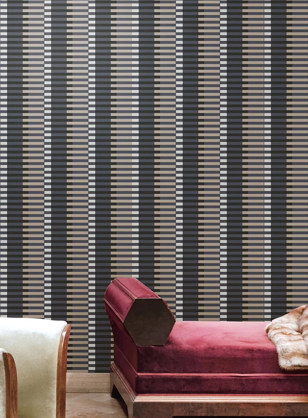 Tapete Basma Graphitgrau 3 Tapete Basma Graphitgrau – Bild 3