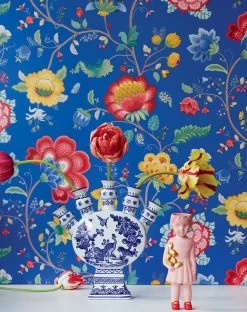 Tapete Belisama Enzianblau