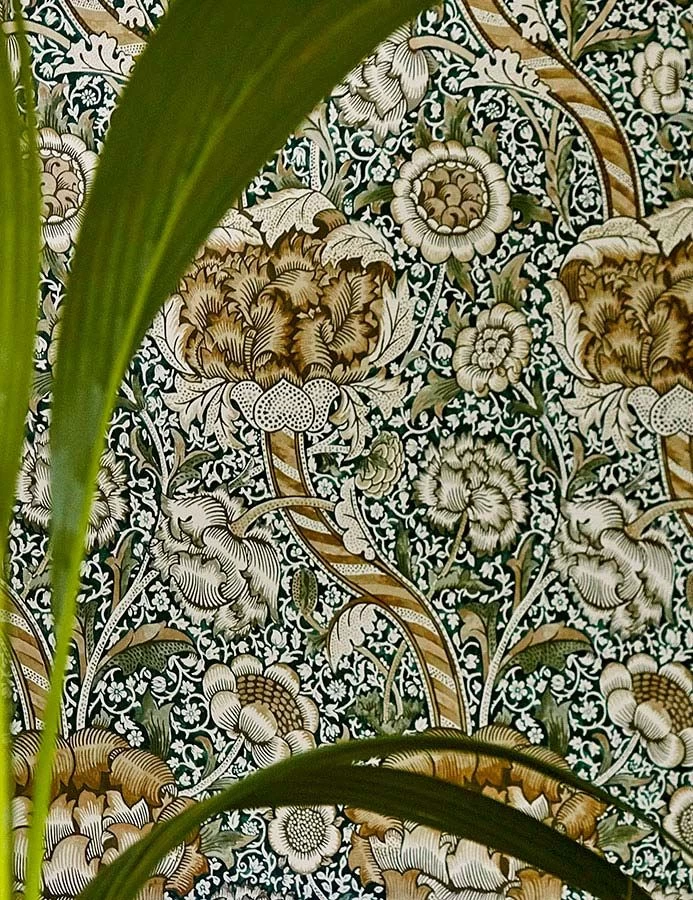 Tapete Benedetta Grünbraun 1 Tapete Benedetta Grünbraun