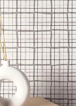 Tapete Betula Grautöne