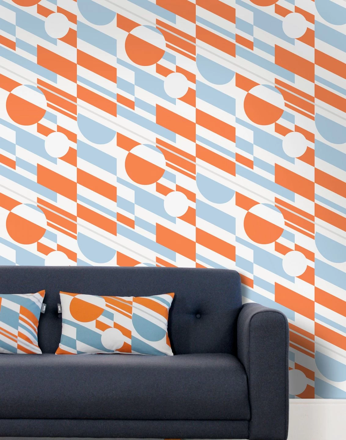 Tapete Calimero Orange 3 Tapete Calimero Orange – Bild 3