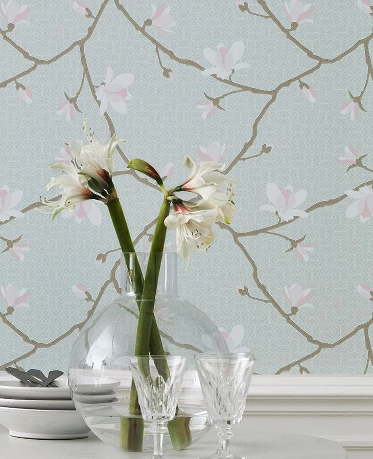 Tapete Calista Blassmintgrün 1 Tapete Calista Blassmintgrün