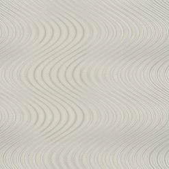 Colani Vliestapete Legend Wellen Grau Silber Glanz 84060