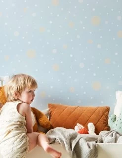 Tapete Confetti Blassblau -Berühmt Tapeten Geschäft Confetti A 389194 2880x1440