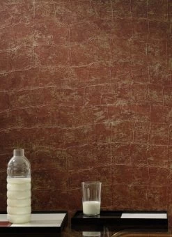 Tapete Croco 13 Rotbraun