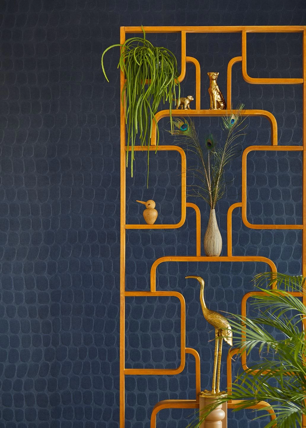 Tapete Croco Velvet Stahlblau 4 Tapete Croco Velvet Stahlblau – Bild 4